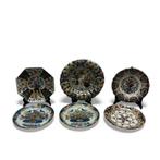 Lot 20e eeuwse Tichelaar Makkum borden (6x), Antiek en Kunst, Antiek | Keramiek en Aardewerk, Ophalen of Verzenden