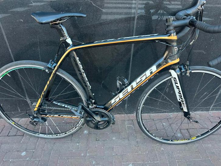 Sensa calabria, Fietsen en Brommers, Fietsen | Racefietsen, Zo goed als nieuw, Overige merken, Meer dan 20 versnellingen, Carbon