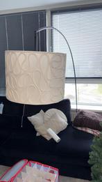 Mooie booglamp met stoffen kap, Huis en Inrichting, Lampen | Vloerlampen, Ophalen, Gebruikt, Stof, 150 tot 200 cm