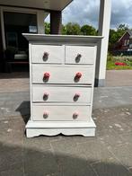 Leuk massief houten ladekastje, Huis en Inrichting, Kasten | Ladekasten, Ophalen, Gebruikt, 1 of 2 laden, 50 tot 100 cm