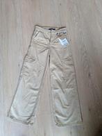Nieuw retour Jeans Cargo broek 140  zandkleurig lichtbruin, Broek, Meisje, Nieuw, Ophalen of Verzenden