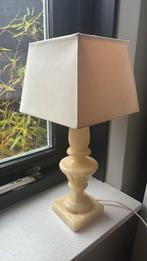 Tafellamp marmer, Huis en Inrichting, Lampen | Tafellampen, Ophalen, Zo goed als nieuw, Vintage, 50 tot 75 cm