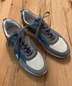 AB lifestyle leren sneakers grijs lichtgrijs blauw maat 45, AB lifestyle, Overige kleuren, Ophalen of Verzenden, Sneakers of Gympen