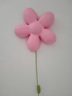 2x Roze Bloemenlamp Kinderkamer, Huis en Inrichting, Ophalen, Gebruikt, Kunststof, Kindvriendelijk