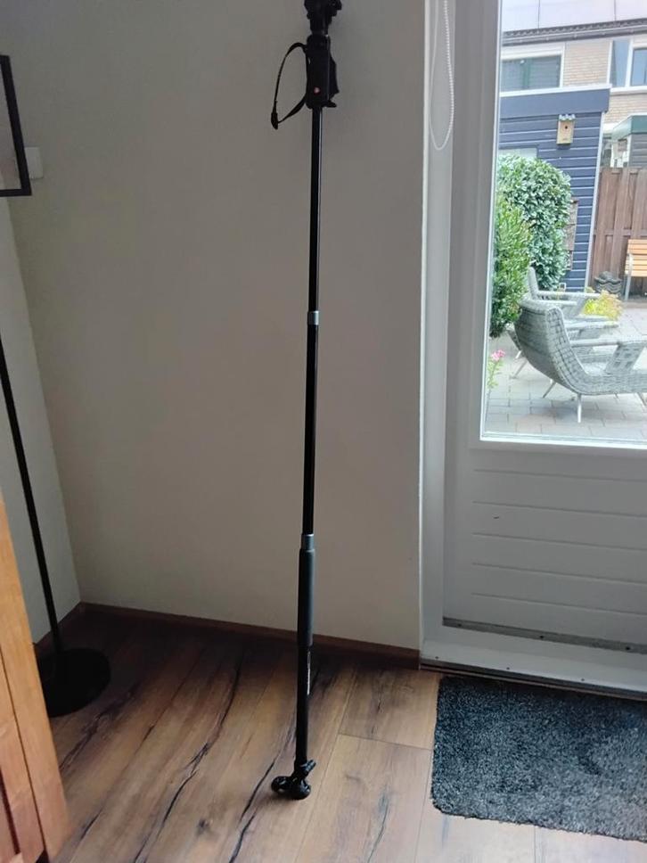Manfrotto  een monopod snel stafief en balhoofd, Audio, Tv en Foto, Fotografie | Statieven en Balhoofden, Eenpoot, 175 cm of meer