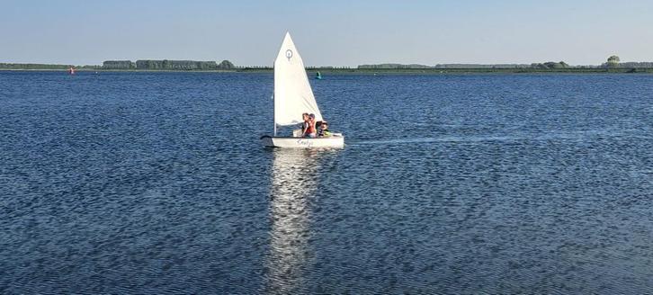 Optimist zeilboot | Carter Optimist | waltrailer, Watersport en Boten, Open zeilboten, Gebruikt, Optimist, Minder dan 3 meter
