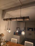 Boomstam Hanglamp - Handgemaakt, Huis en Inrichting, Rustiek, Ophalen of Verzenden, Zo goed als nieuw, 75 cm of meer