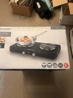 Silvercrest duel hotplate, Witgoed en Apparatuur, Kookplaten, Ophalen of Verzenden, Zo goed als nieuw, Vrijstaand, 3 kookzones of minder
