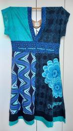 Mooie desigual zomerjurk, Nieuw, Blauw, Maat 42/44 (L), Knielengte