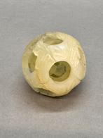 Jade puzzel rond bal vintage, Ophalen of Verzenden, Mineraal