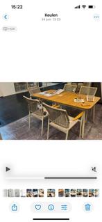 Mooie tuinset model 2026 showroom model, Tuin en Terras, Tuinsets en Loungesets, Ophalen, Nieuw, Teakhout