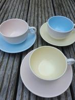 Italiaans keramiek, Pagnossin: Set kop en schotels pastel, Antiek en Kunst, Ophalen of Verzenden