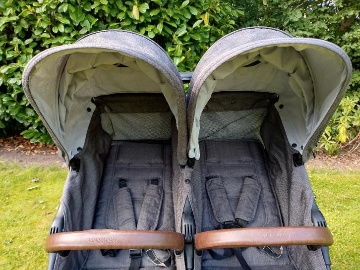 Valcobaby Trend Duo tweeling kinderwagen met Sport wielen, Kinderen en Baby's, Tweelingen en Meerlingen, Gebruikt, Kinderwagen of Buggy