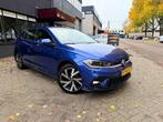 Volkswagen Polo 1.0 TSI R-Line IQ led !, Adaptive Cruise Control, Gebruikt, Euro 6, Blauw