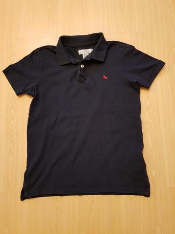 H&M poloshirt donkerblauw maat 146-152 beschikbaar voor biedingen