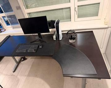 Ikea hoek bureau 160x120x80 of 220x120x80 - galant buro - afbeelding 1