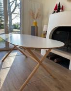 IKEA Dalshult ovale eettafel, Ophalen, Eikenhout, 50 tot 100 cm, Zo goed als nieuw