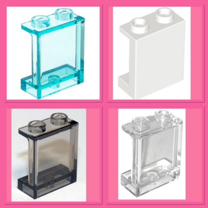lego raampjes, panelen 1x2x2 doorzichtig of wit, Kinderen en Baby's, Speelgoed | Duplo en Lego, Nieuw, Lego, Losse stenen, Ophalen of Verzenden