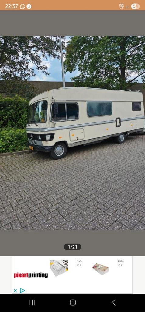 2 xmercedes camper diesel belastvrij bouwjaar 1976 en 1980, Auto's, Oldtimers, Particulier, Ophalen