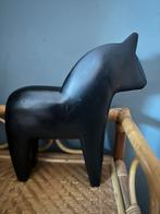 Groot zwart Dala paard Ikea van hout, Ophalen of Verzenden, Gebruikt, Paard, Beeldje of Figuurtje