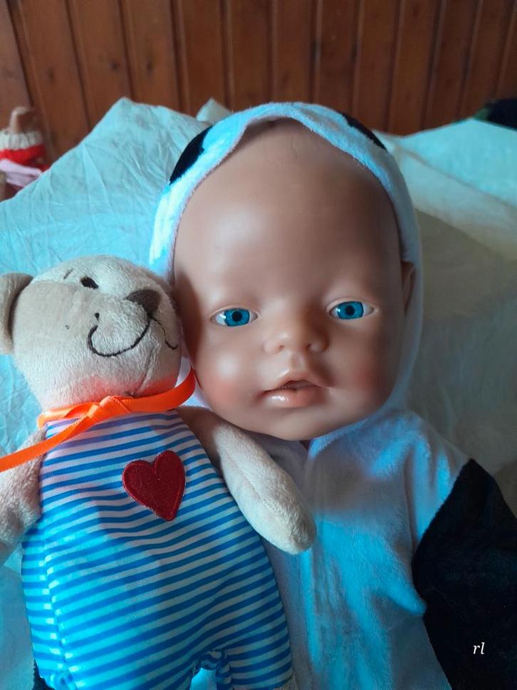 Baby Born Set Compleet - Zapf Creation, Kinderen en Baby's, Speelgoed | Poppen, Gebruikt, Babypop, Ophalen of Verzenden