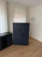 Meubels: kast+dressoir PASTOE marine blauw, Huis en Inrichting, Kasten | Dressoirs, Ophalen, Gebruikt, 100 tot 150 cm
