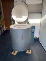Keramiek oven inculsief diverse hulpstukken en glazuur., Ophalen, Gebruikt