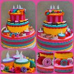 Mooie gehaakte verjaardagstaarten!, Ophalen of Verzenden, Zo goed als nieuw, Haken, Patroon of Boek