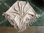 Omslagdoek, stola, Poncho, sjaal pink faux fur suéde Gipsy, Kleding | Dames, Ophalen of Verzenden, Zo goed als nieuw, Maat 46/48 (XL) of groter