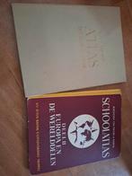 Atlas der gehele aarde en schoolatlas, Boeken, Ophalen of Verzenden, Gelezen, Prisma of Spectrum, Nederlands