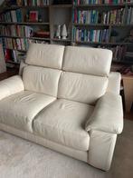 Leren 2-zitsbank, Ophalen, Gebruikt, 150 tot 200 cm, Tweepersoons