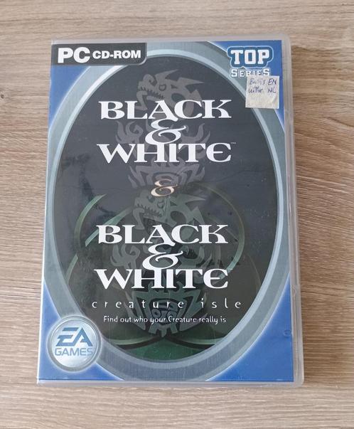 black and white 1 met uitbreiding creature isle 2001 pc, Spelcomputers en Games, Games | Pc, Gebruikt, Ophalen of Verzenden