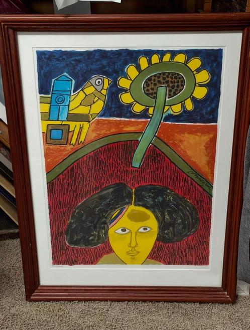 ZEEFDRUK van CORNEILLE - WD014, Antiek en Kunst, Kunst | Litho's en Zeefdrukken, Ophalen of Verzenden