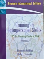 Training interpersonal skills (Engelstalig) 9780137129911, Robbins, Ophalen of Verzenden, Zo goed als nieuw, Management