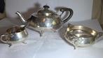 FENOMENAAL MOOIE zilveren Theeset HANDGEHAMERD PURE LUXE, Antiek en Kunst, Verzenden, Zilver