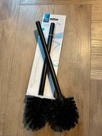 2x Nieuwe Zwarte Toiletborstel - AquaVive, Ophalen, Overige typen