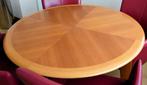 Handige en mooie ronde tafel (108 cm)., Huis en Inrichting, Tafels | Eettafels, Ophalen, Gebruikt, Rond, 100 tot 150 cm