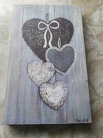 Wandplaat, Wandbord, Wanddecoratie, Harten, Valentijn., Huis en Inrichting, Ophalen of Verzenden, Zo goed als nieuw