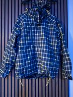 Ski jas geel/grijs/zwart ruit Maat M, Verzenden, Zo goed als nieuw, Maat 48/50 (M), Jack