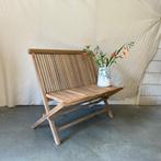 Tuinbank - massief Teakhout - opklapbaar - Bij TTM Wonen, Tuin en Terras, Tuinbanken, TTM Wonen, Meubels – (Perzische) Tapijten en Woonaccessoires