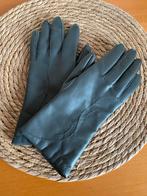 Grijze vintage faux cuir handschoenen - Maat L, Kleding | Dames, Mutsen, Sjaals en Handschoenen, Ophalen of Verzenden, Zo goed als nieuw