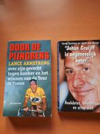 Johan Cruyff en Lance Armstrong samen 7,50,  per stuk 5 euro, Boeken, Ophalen of Verzenden, Zo goed als nieuw, Lopen en Fietsen