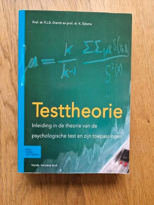 P.J.D. Drenth - Testtheorie, Boeken, Psychologie, Zo goed als nieuw, Ophalen of Verzenden