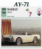 Ay71 autokaart maserati 500 gt ( 1959 - 1964 ), Ophalen of Verzenden, Zo goed als nieuw, Auto's
