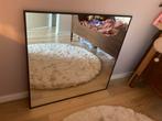 Spiegel met zwarte lijst, 90x90cm, Huis en Inrichting, Woonaccessoires | Spiegels, Ophalen, Rechthoekig, Minder dan 50 cm, Minder dan 100 cm
