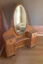 Mooie antieke houten kaptafel, Ophalen, 100 tot 150 cm, Zo goed als nieuw, 150 tot 200 cm