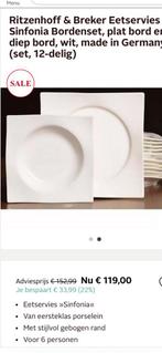 Ritzenhoff & Breker Borden - 24 stuks, Huis en Inrichting, Keuken | Servies, Ophalen, Zo goed als nieuw, Bord(en), Effen