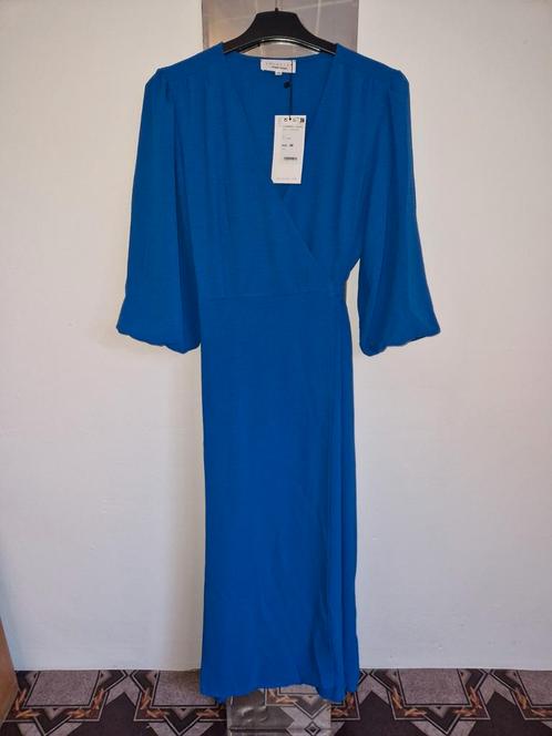 LolaLiza Maxi-Wikkeljurk - Kobaltblauw - Maat 38, Kleding | Dames, Jurken, Nieuw, Maat 38/40 (M), Blauw, Onder de knie, Verzenden