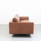 1x Montis Axel Bank 3,5-zits/218cm Rancho Leder - Castanya, Niet ingevuld, Niet ingevuld, Ophalen of Verzenden, Zo goed als nieuw