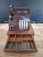vintage antieke National kassa met geld-lade uit ca. 1930, Ophalen